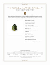 1.65 Ct. Yellowish Green Sapphire from Ceylon (Sri Lanka) Scan Report
