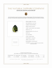 1.65 Ct. Yellowish Green Sapphire from Ceylon (Sri Lanka) Scan Report