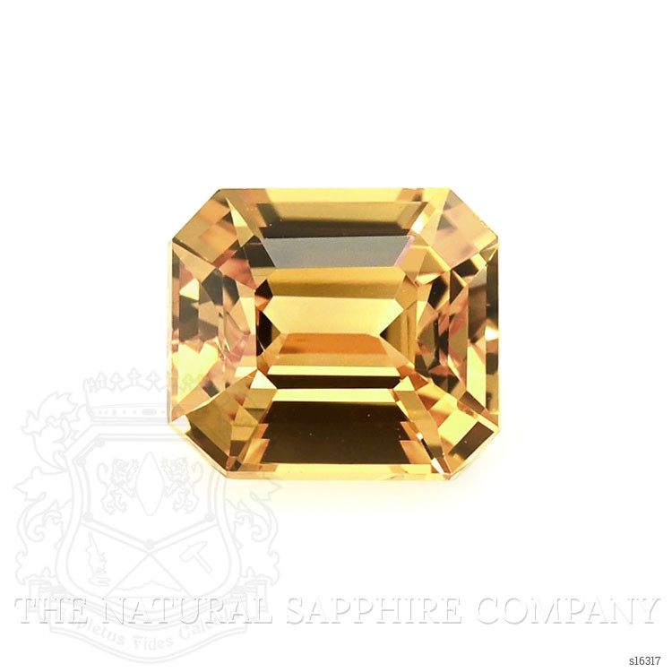 1.10 Ct. Orangish Yellow Sapphire from Ceylon (Sri Lanka)
