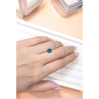 1.47 Ct. Greenish Blue Sapphire from Ceylon (Sri Lanka) Life Style