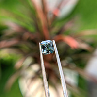 1.16 Ct. Bluish Green Sapphire from Madagascar Life Style