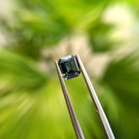 1.50 Ct. Bluish Green Sapphire from Madagascar Life Style