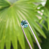 1.60 Ct. Bluish Green Sapphire from Madagascar Life Style