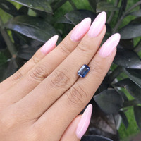 2.09 Ct. Blue Sapphire from Madagascar Life Style