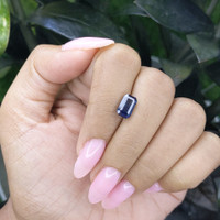 2.09 Ct. Blue Sapphire from Madagascar Life Style