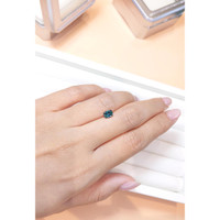 0.82 Ct. Bluish Green Sapphire from Ceylon (Sri Lanka) Life Style