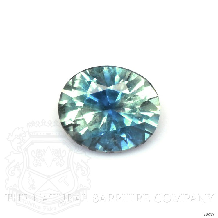 0.68 Ct. Greenish Blue Sapphire from Ceylon (Sri Lanka)