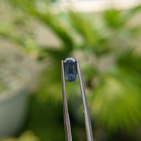 1.68 Ct. Greyish Blue Sapphire from Madagascar Life Style