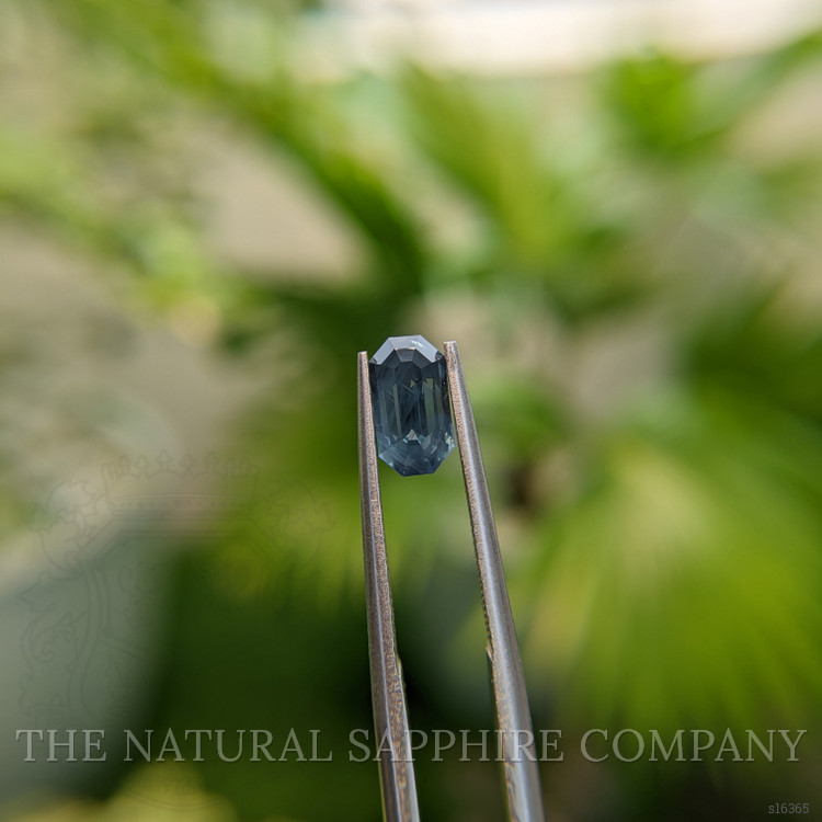 1.68 Ct. Greyish Blue Sapphire from Madagascar