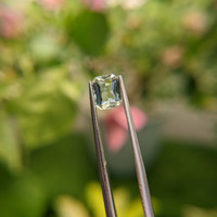 1.36 Ct. Green Sapphire from Madagascar Life Style