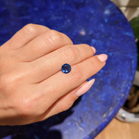 1.62 Ct. Blue Sapphire from Thailand Life Style