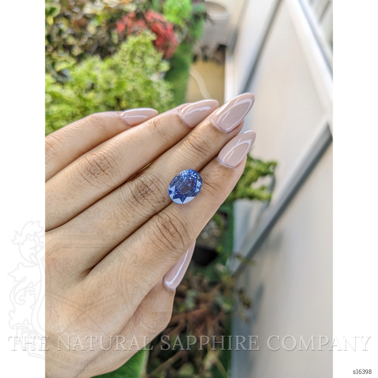 9.75 Ct. Blue Sapphire from Ceylon (Sri Lanka)