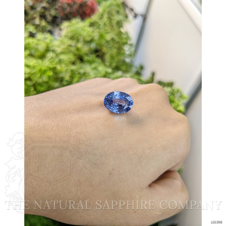 9.75 Ct. Blue Sapphire from Ceylon (Sri Lanka)
