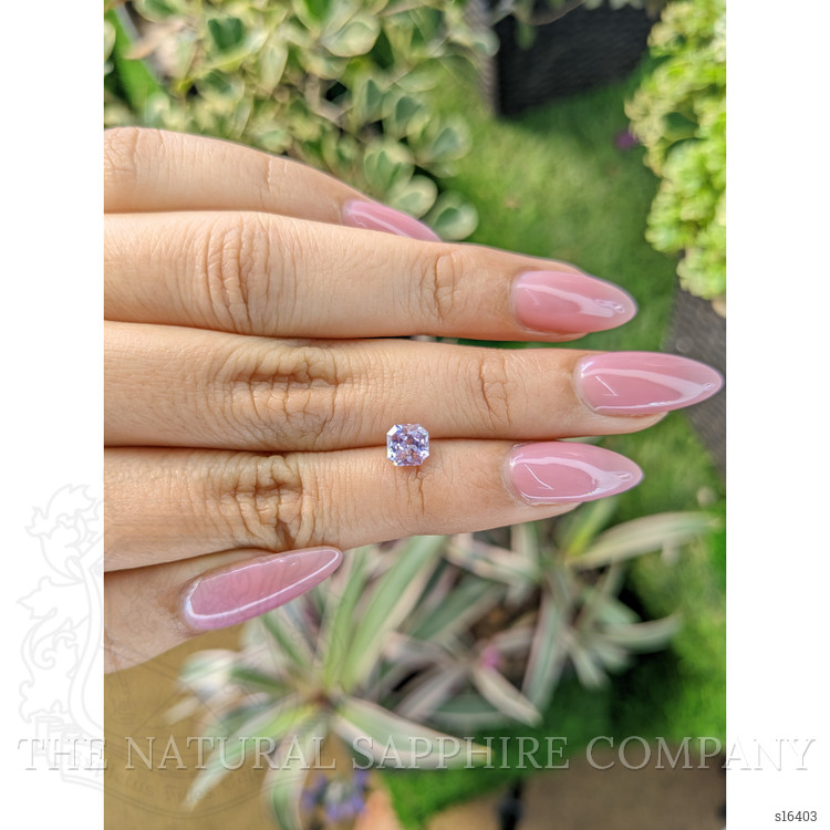 0.93 Ct. Purple Sapphire from Ceylon (Sri Lanka)