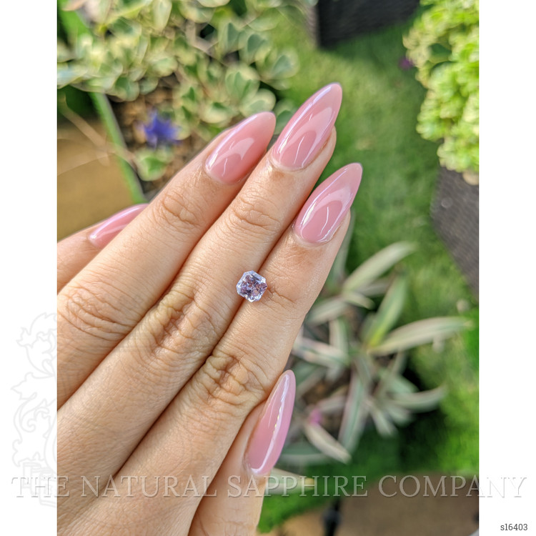 0.93 Ct. Purple Sapphire from Ceylon (Sri Lanka)