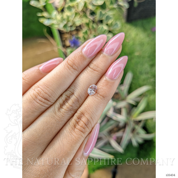 0.96 Ct. Peach Sapphire from Ceylon (Sri Lanka)