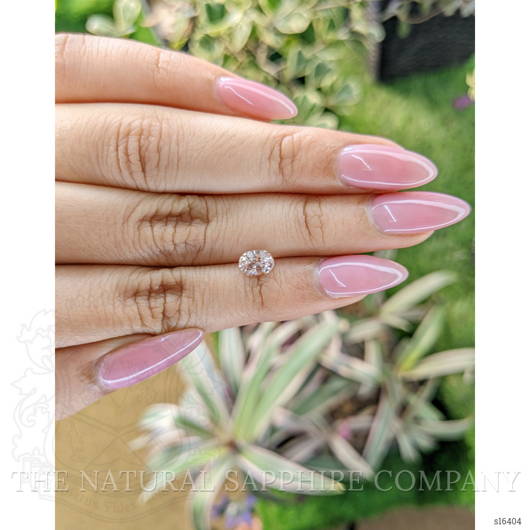 0.96 Ct. Peach Sapphire from Ceylon (Sri Lanka)