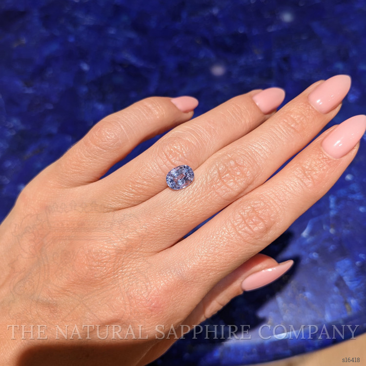 2.48 Ct. Violet Sapphire from Ceylon (Sri Lanka)
