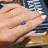 2.52 Ct. Blue Sapphire from Ceylon (Sri Lanka) Life Style