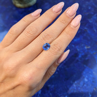 2.58 Ct. Blue Sapphire from Ceylon (Sri Lanka) Life Style