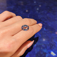 5.00 Ct. Blue Sapphire from Ceylon (Sri Lanka) Life Style