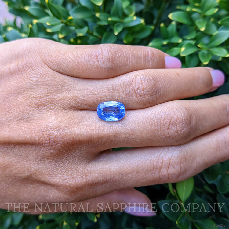 4.36 Ct. Blue Sapphire from Ceylon (Sri Lanka)