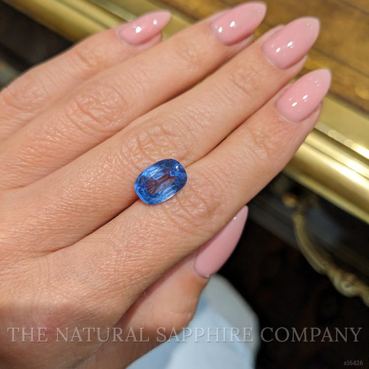 4.36 Ct. Blue Sapphire from Ceylon (Sri Lanka)