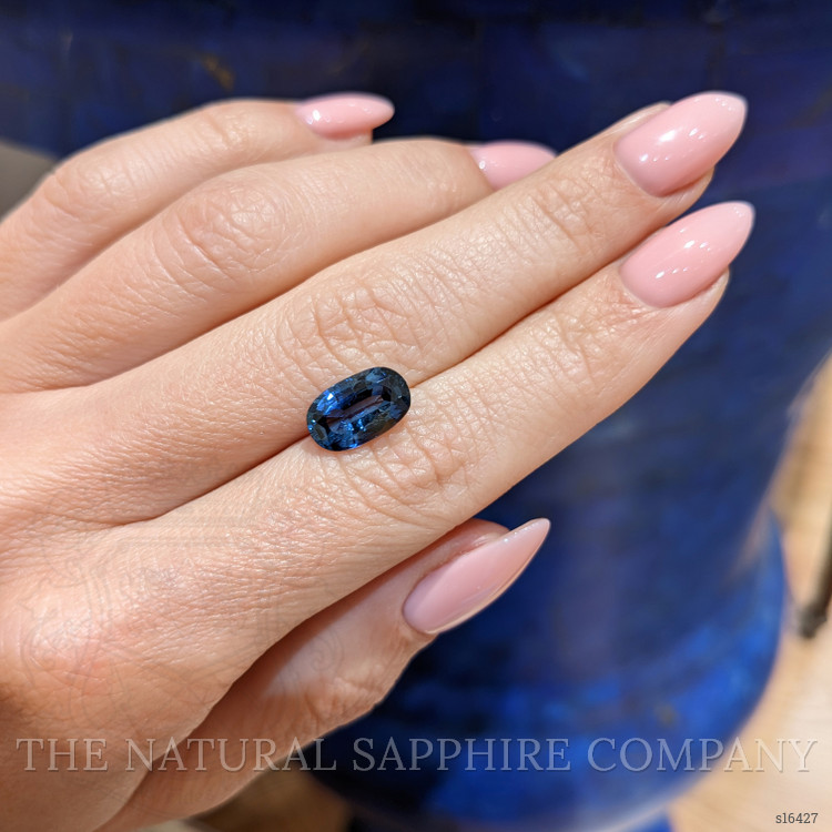 2.95 Ct. Blue Sapphire from Ceylon (Sri Lanka)