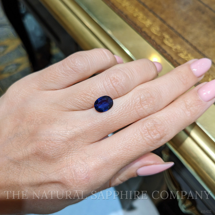 2.15 Ct. Blue Sapphire from Ceylon (Sri Lanka)