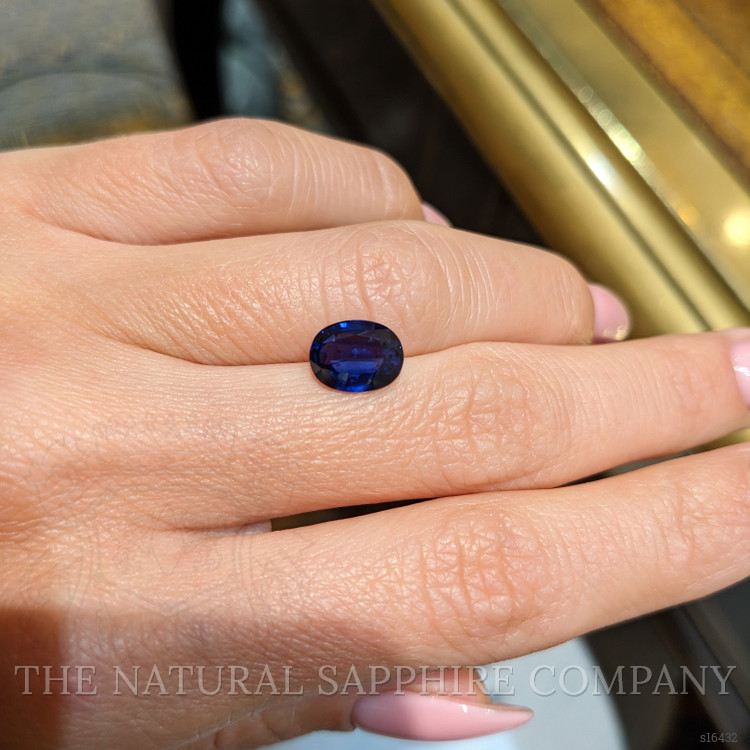 2.15 Ct. Blue Sapphire from Ceylon (Sri Lanka)