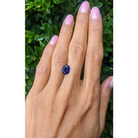 2.15 Ct. Blue Sapphire from Ceylon (Sri Lanka) Life Style