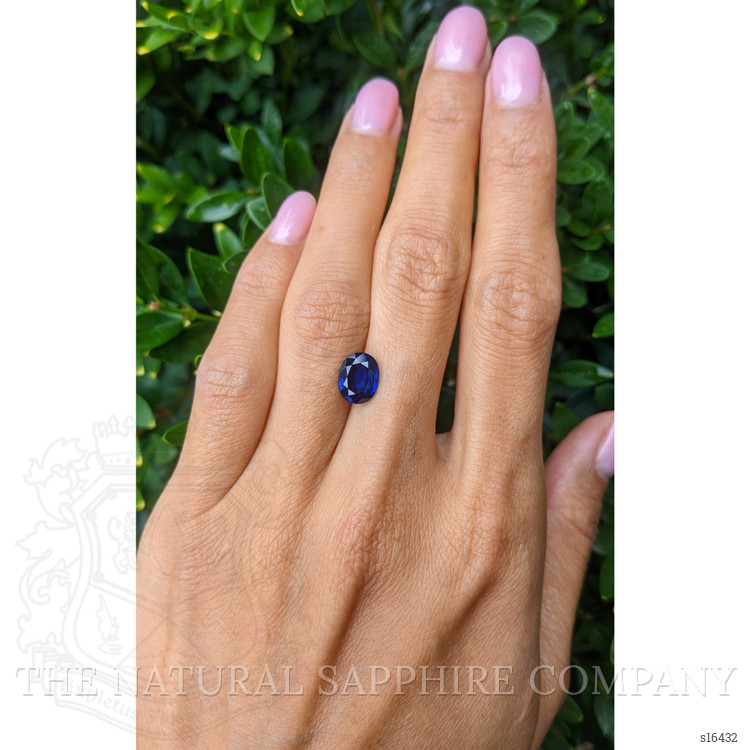 2.15 Ct. Blue Sapphire from Ceylon (Sri Lanka)