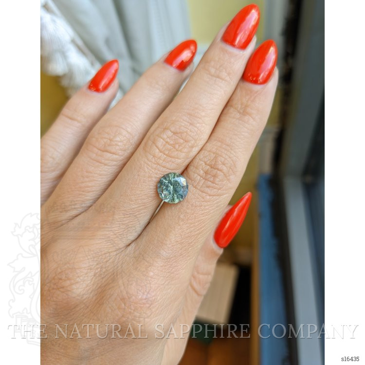 3.31 Ct. Bluish Green Sapphire from East Africa