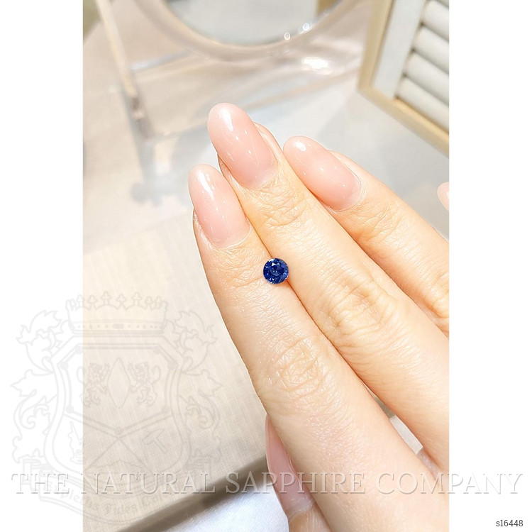 0.86 Ct. Blue Sapphire from Ceylon (Sri Lanka)