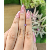 0.38 Ct. Pinkish Purple Sapphire from Ceylon (Sri Lanka) Life Style