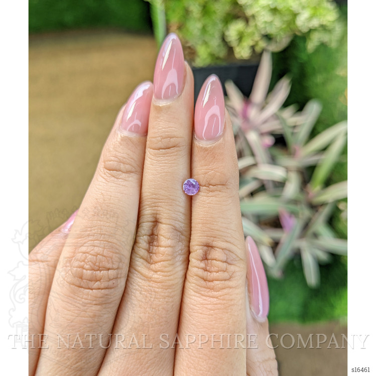 0.38 Ct. Pinkish Purple Sapphire from Ceylon (Sri Lanka)