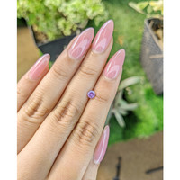 0.38 Ct. Pinkish Purple Sapphire from Ceylon (Sri Lanka) Life Style