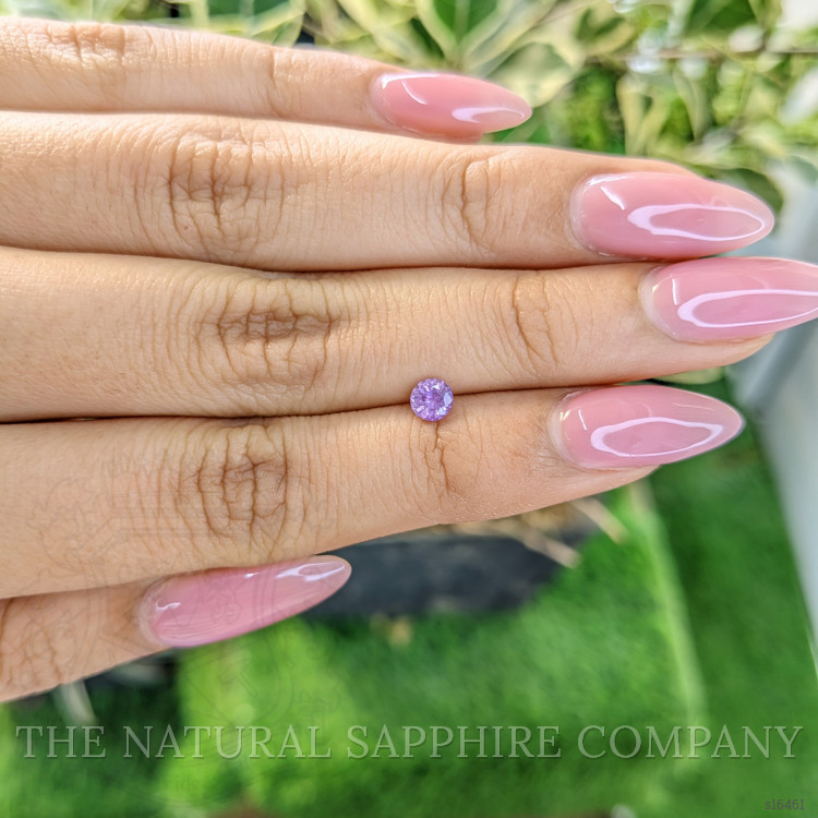 0.38 Ct. Pinkish Purple Sapphire from Ceylon (Sri Lanka)