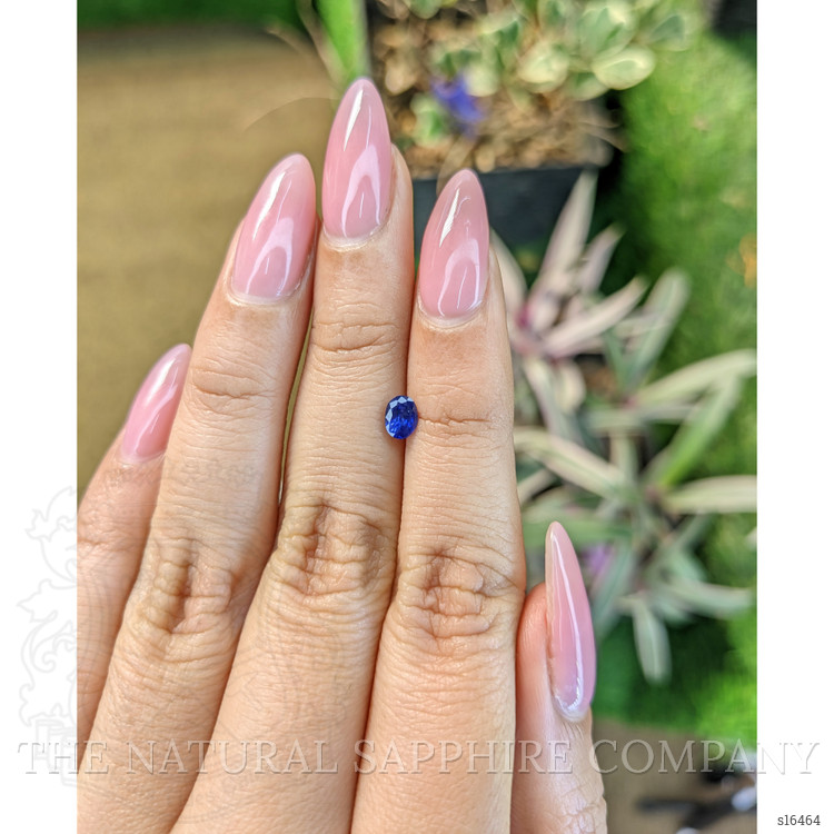 0.47 Ct. Blue Sapphire from Ceylon (Sri Lanka)