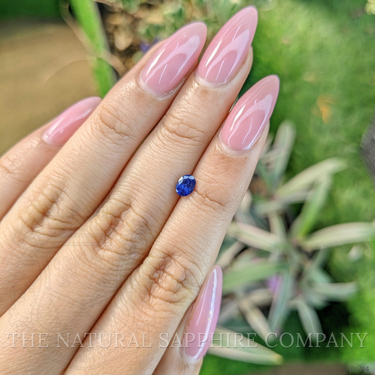 0.47 Ct. Blue Sapphire from Ceylon (Sri Lanka)
