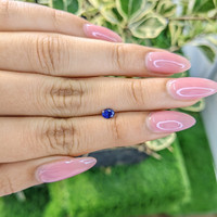 0.35 Ct. Blue Sapphire from Ceylon (Sri Lanka) Life Style
