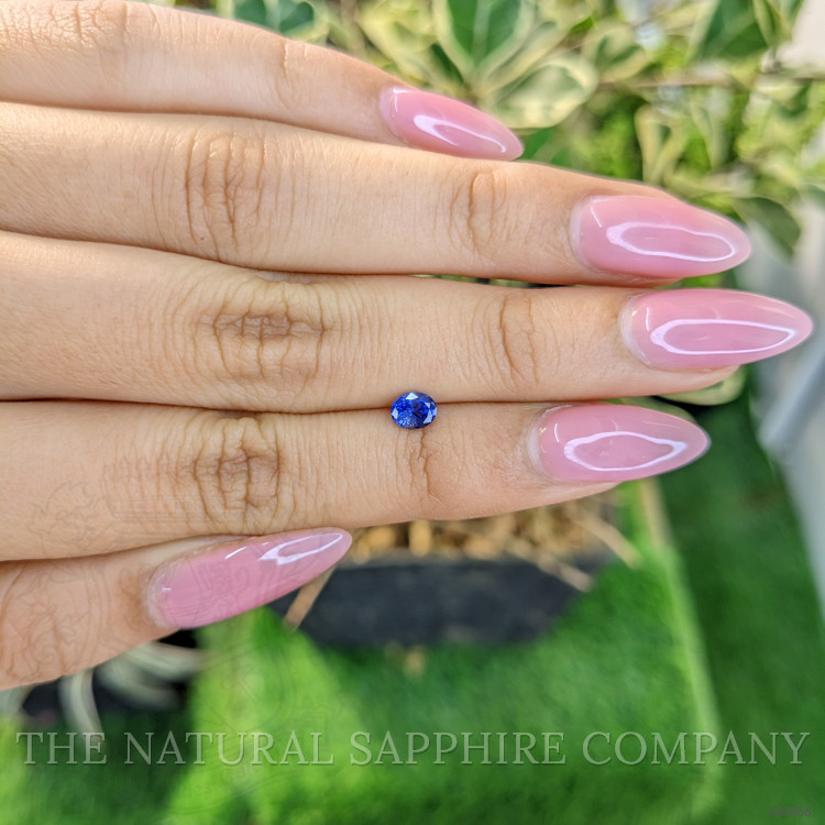 0.40 Ct. Blue Sapphire from Ceylon (Sri Lanka)