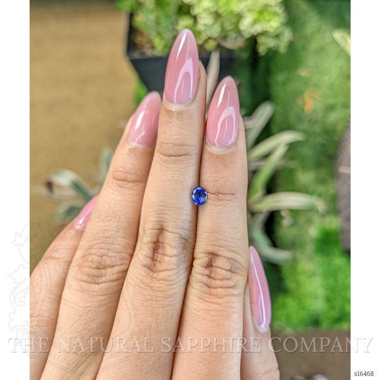 0.40 Ct. Blue Sapphire from Ceylon (Sri Lanka)