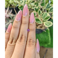 0.35 Ct. Pinkish Purple Sapphire from Ceylon (Sri Lanka) Life Style