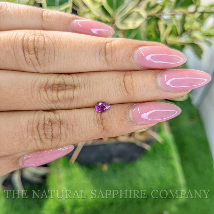 0.53 Ct. Pinkish Purple Sapphire from Ceylon (Sri Lanka)