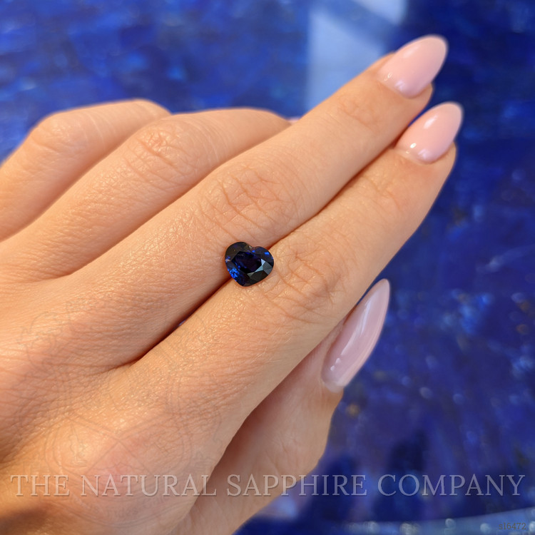 1.71 Ct. Blue Sapphire from Ceylon (Sri Lanka)