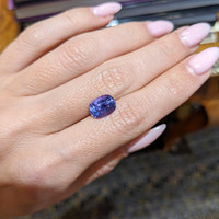 3.59 Ct. Color Change Sapphire from Ceylon (Sri Lanka) Life Style