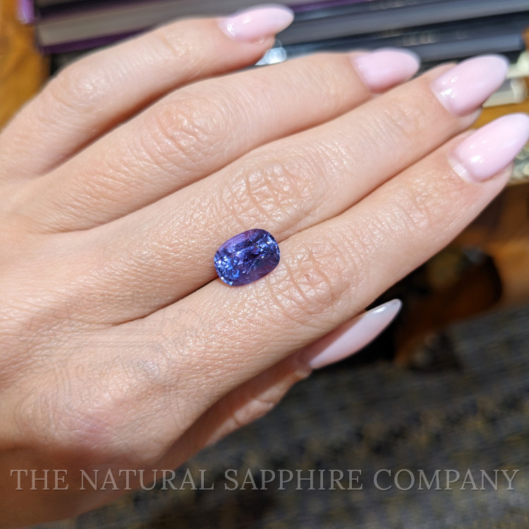 3.59 Ct. Color Change Sapphire from Ceylon (Sri Lanka)