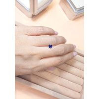 0.72 Ct. Blue Sapphire from Ceylon (Sri Lanka) Life Style