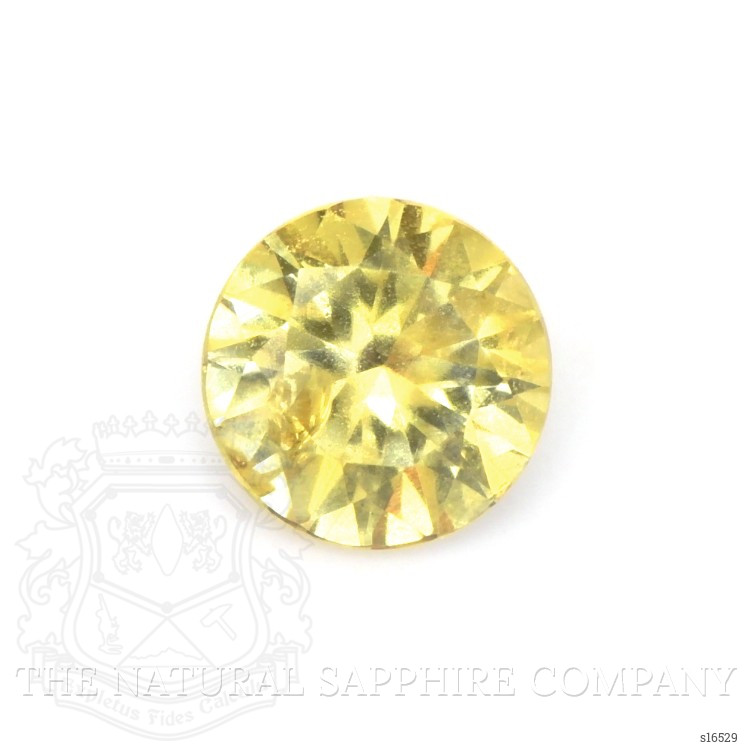 0.55 Ct. Yellow Sapphire from Montana
